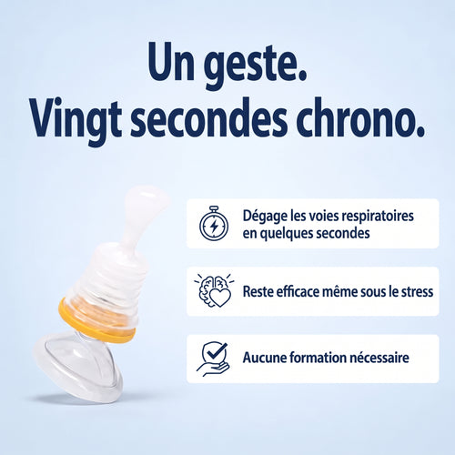 Dispositif Anti-Étouffement Sauvia pour Adultes et Enfants
